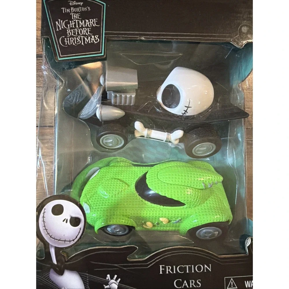 New Disney Nightmare Before Christmas • Friction Cars- Jack Skellington & Oogie